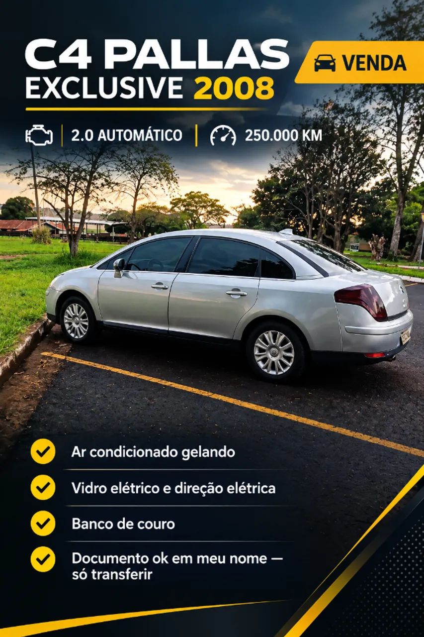 Citroën C4 C4 PAL.Excl/Excl(Tech.) 2.0/2.0 Flex Aut 2008