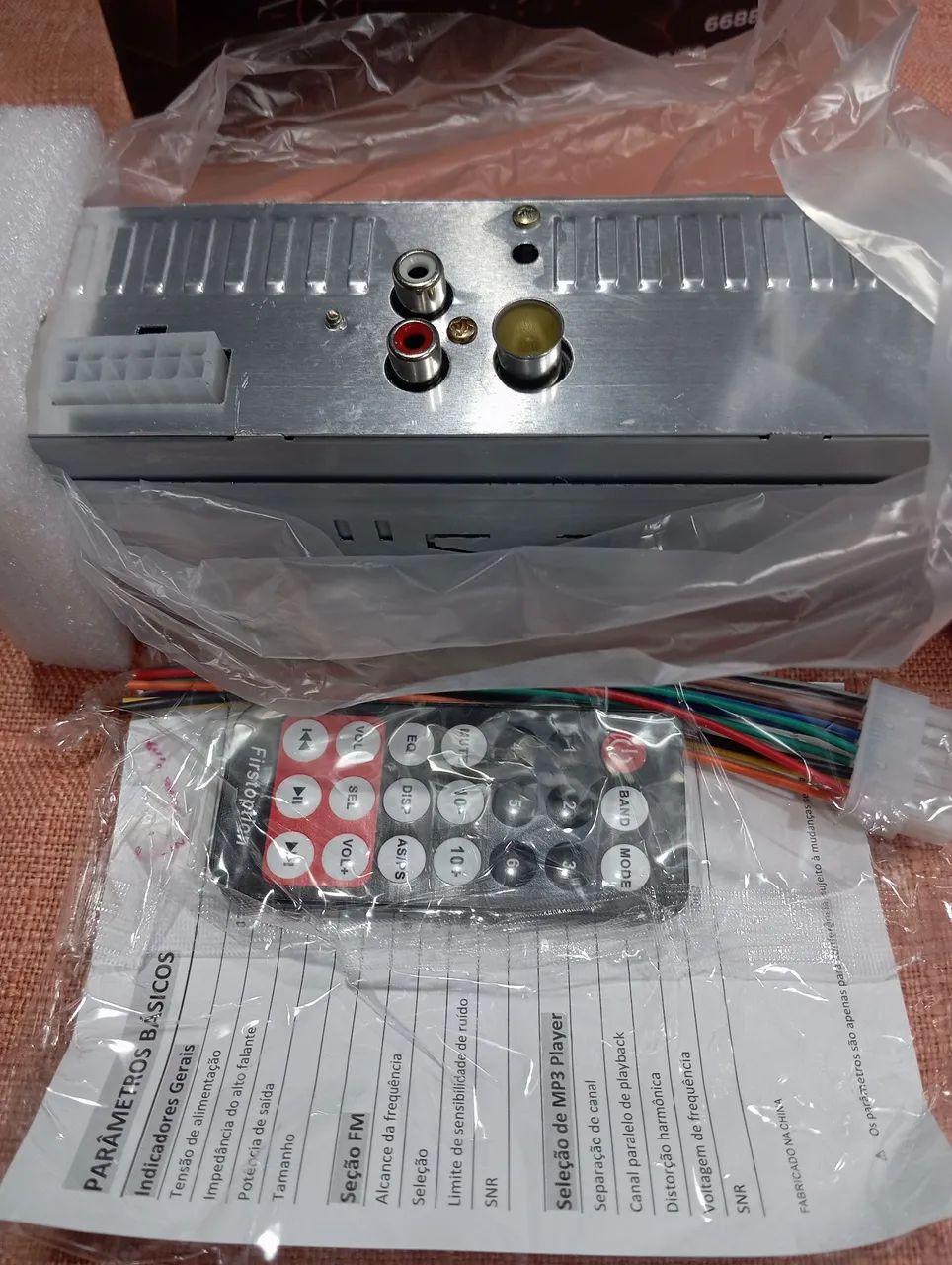 Rádio com bluetooth para carro e outros veículos, universal. - Foto 4