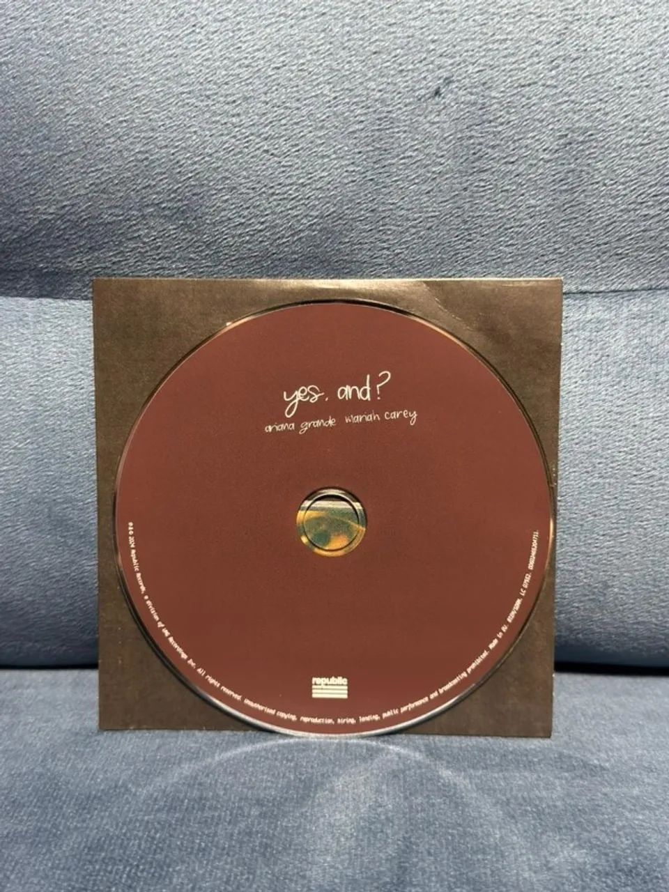 CD Single Ariana Grande feat. Mariah Carey Yes, And? - Foto 2