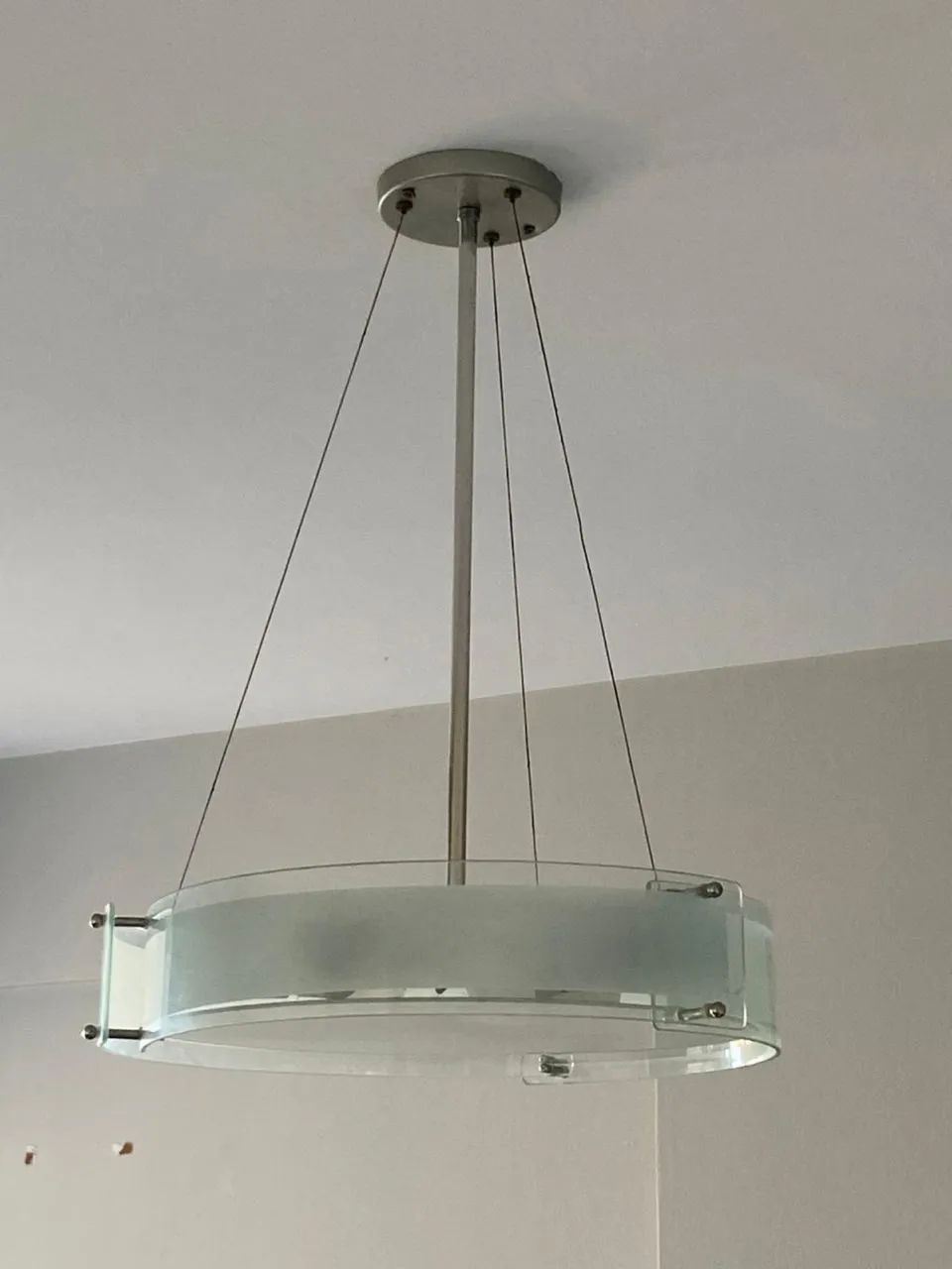 Lustre vidro e metal  - Foto 2