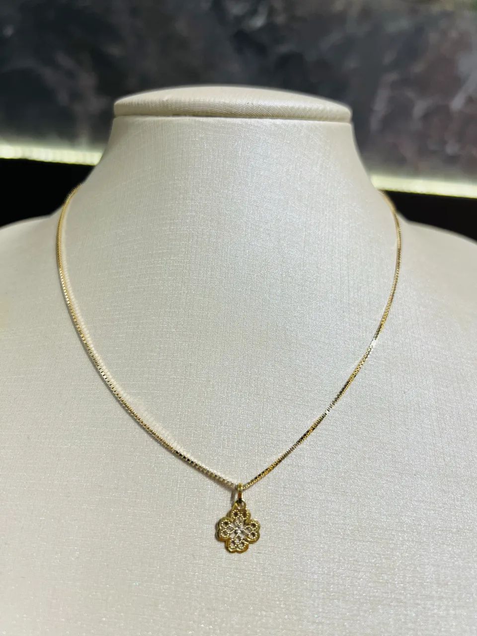 Cordão de ouro feminino com garantia ( LOJA )