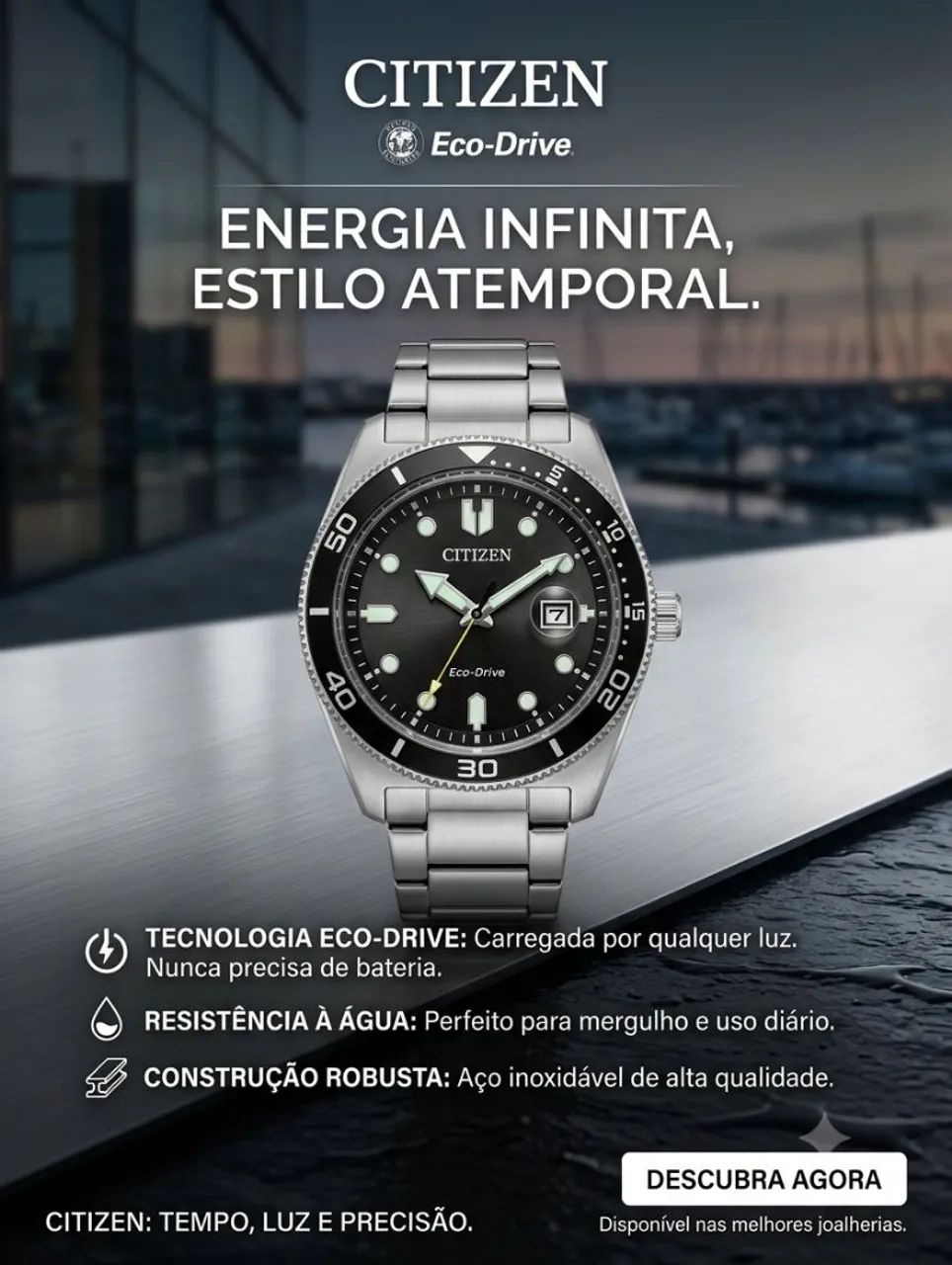 Relógio Citizen Eco-Drive  - Foto 4