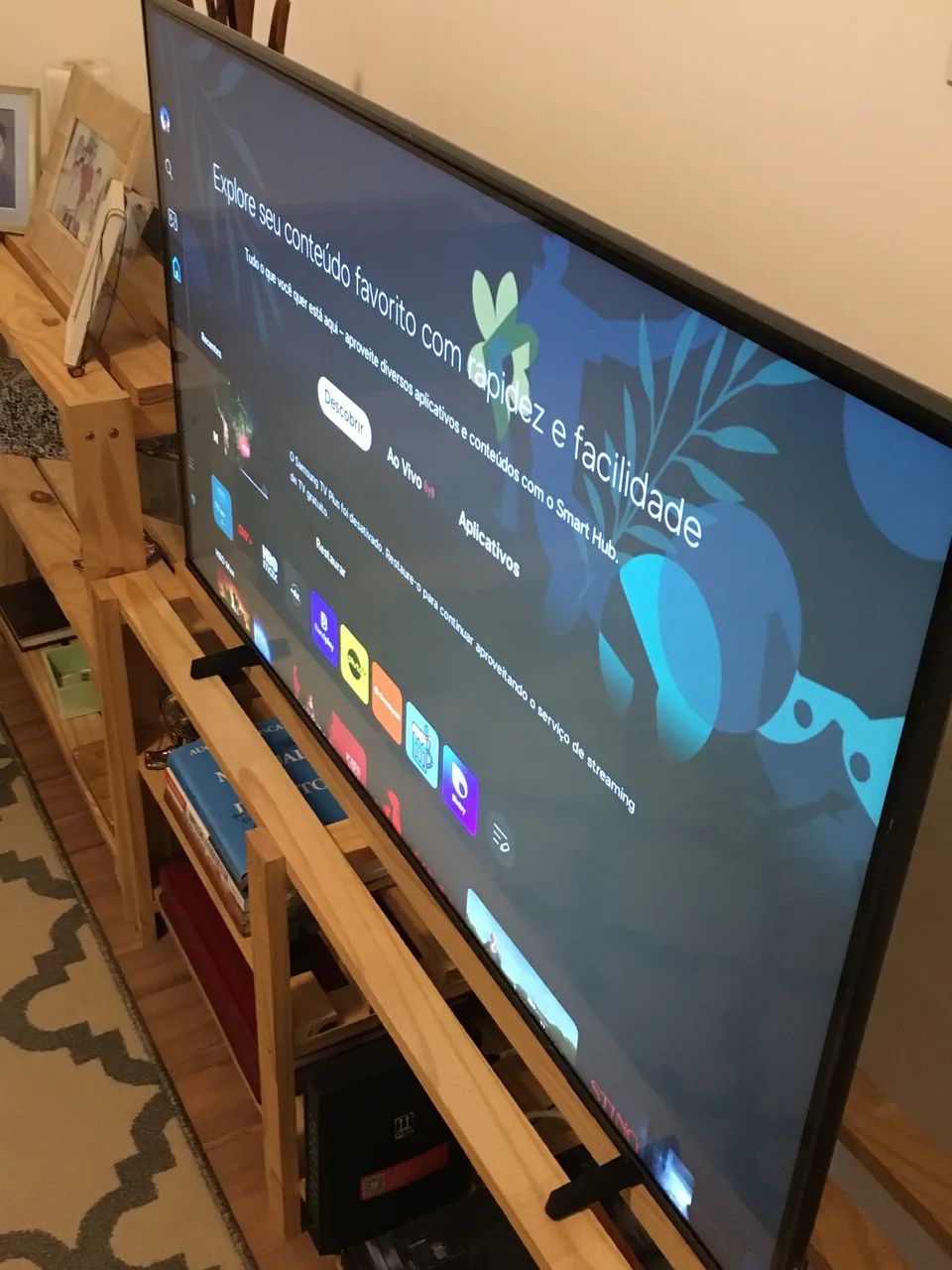 Samsung Qled 43 pol - Nova (2 meses uso) - Foto 2