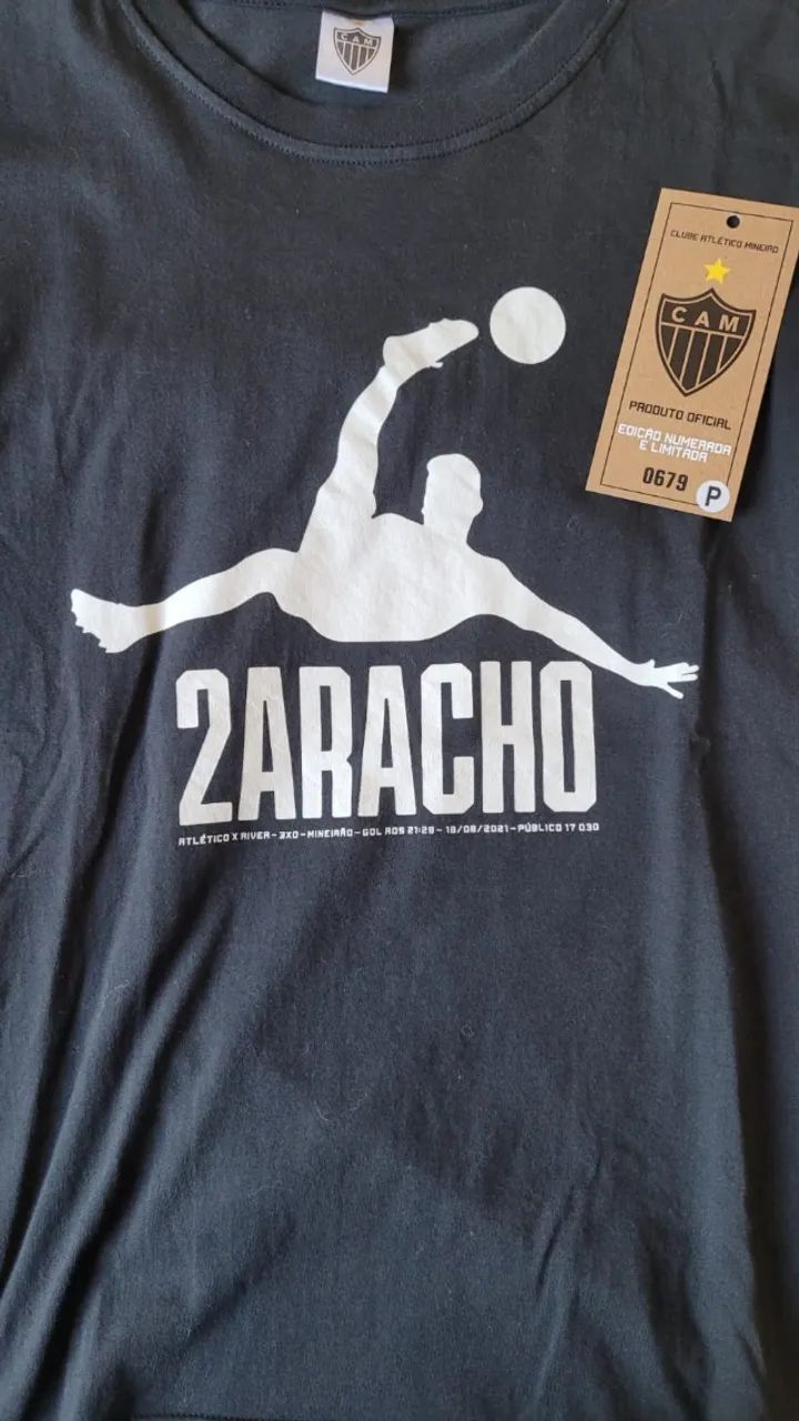 Camisa Atlético Mineiro Zaracho Comemorativa 2021 Limitada Tam P