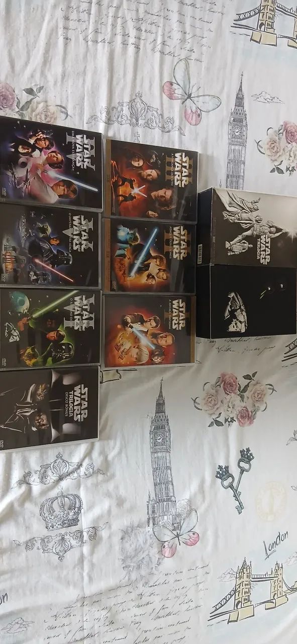 2 trilogias Star Wars com Box  - Foto 5