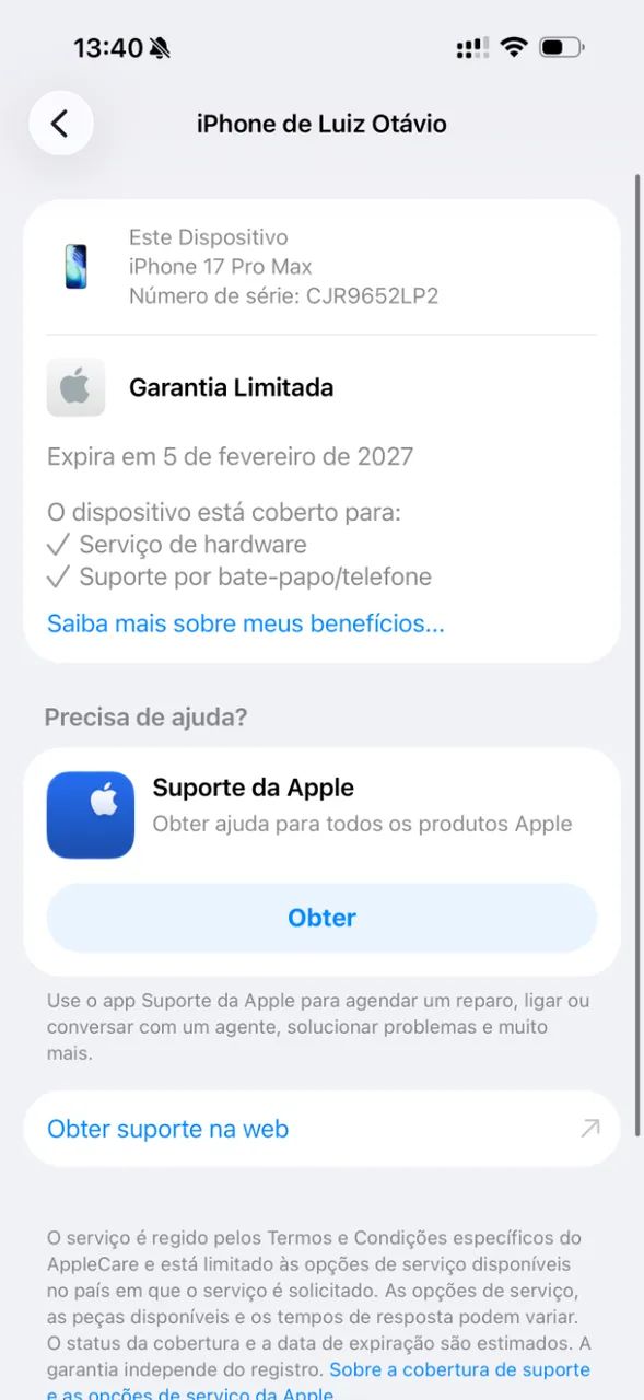 Iphone 17 Pro Max Laranja 256/512gb