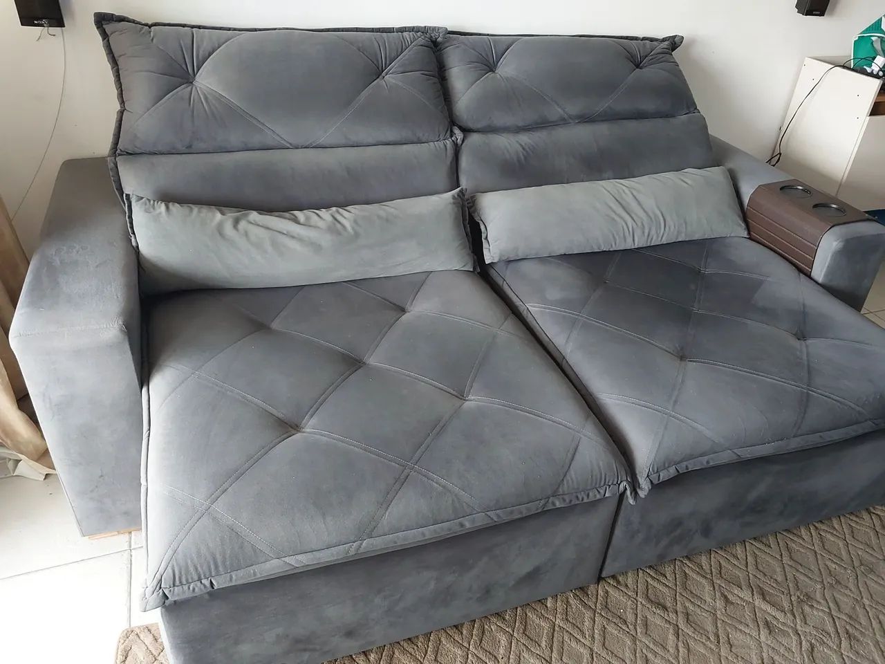 Sofa Retrátil 2,20 Ótimo Estado  - Foto 2