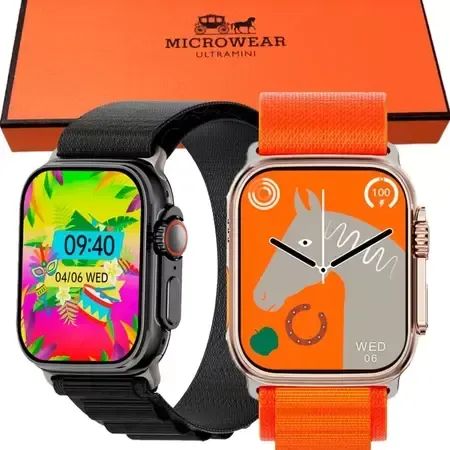 Relógio Smartwatch W69 Ultra Mini 45mm 2026 GPS Saúde Completa Frete Grátis