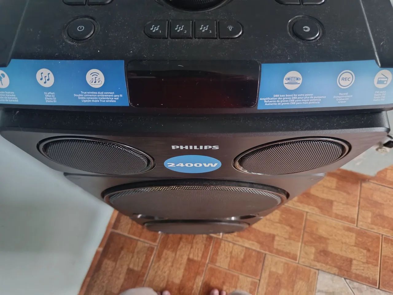 Caixa de som Philips 2400w - Foto 3