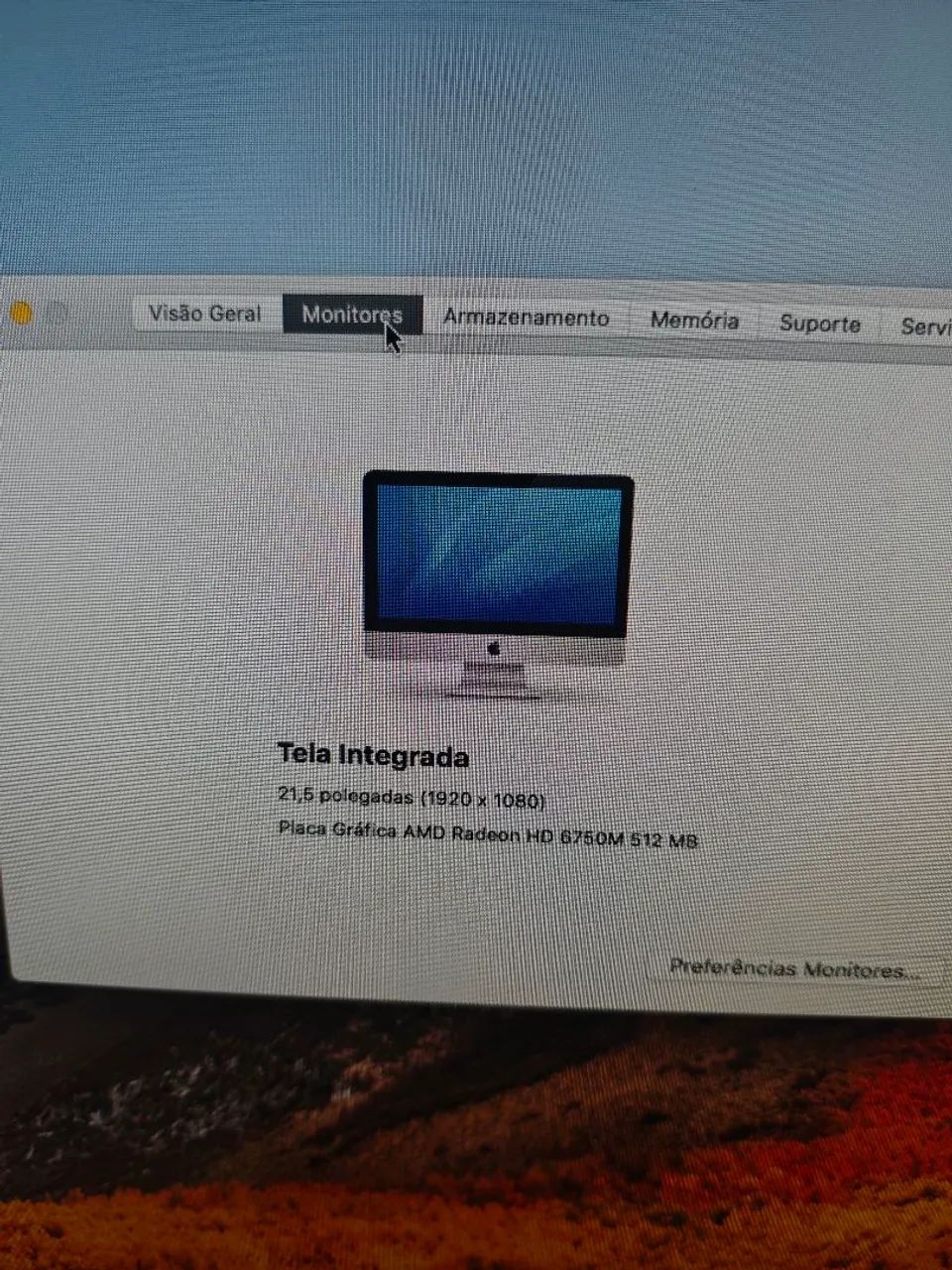 iMac 21.5 inch mid2011 - Computadores e Desktops - Residencial