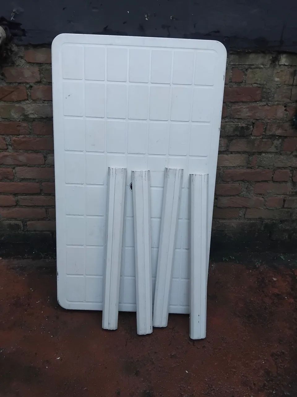 mesa de plástico desmontável grande - Foto 2