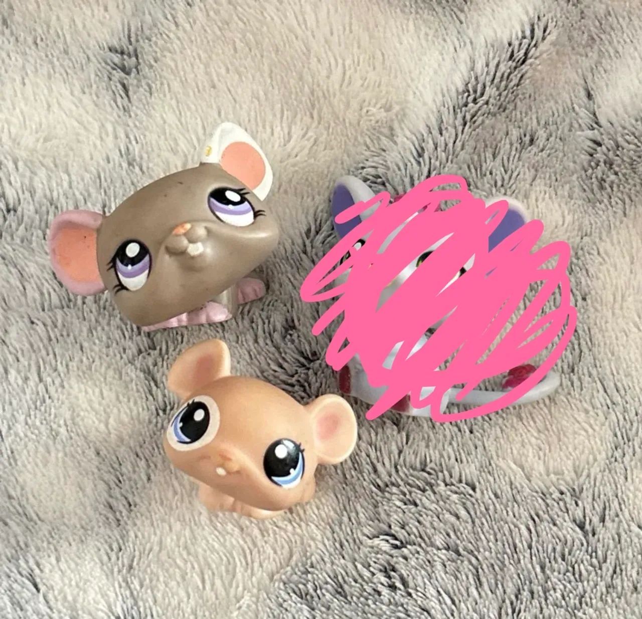 Littlest petshop lote roedores