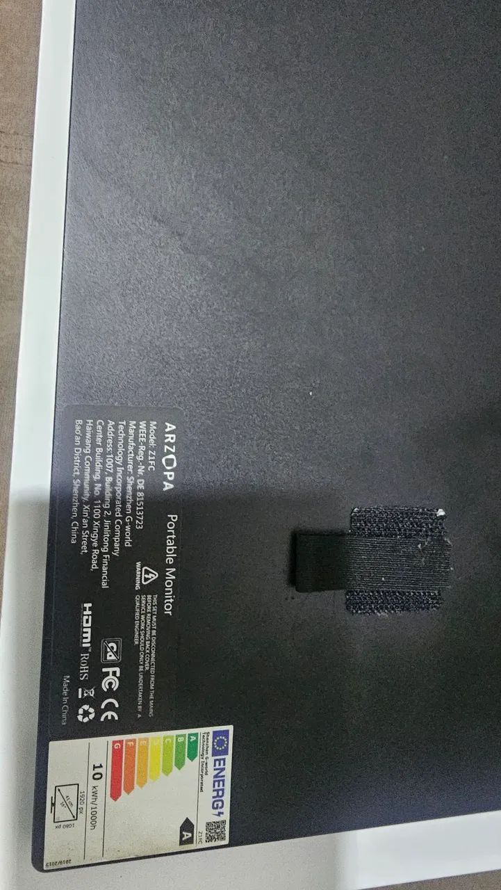 Monitor arzopa zf1c pouco uso! Praticamente zero !!  - Foto 5