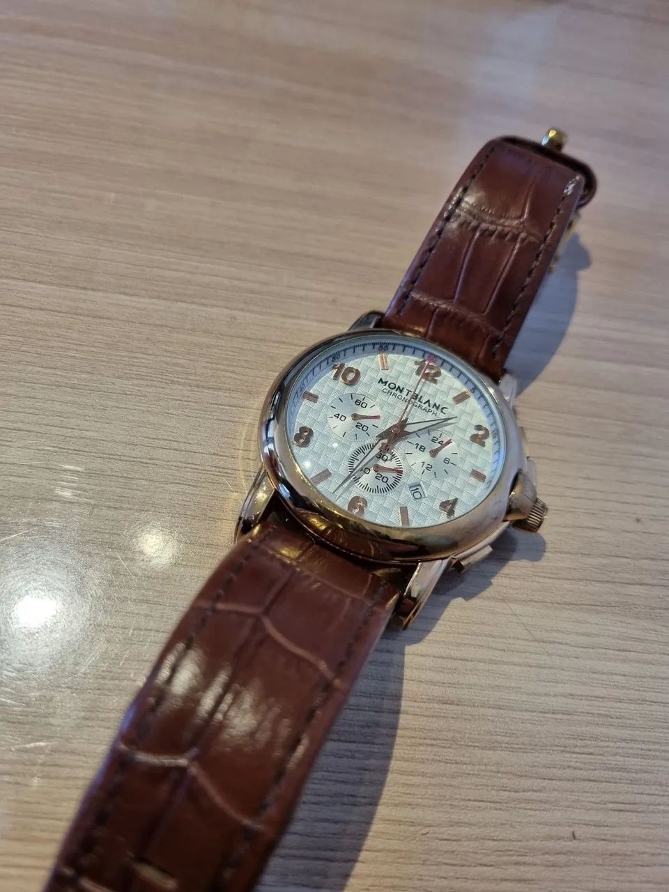 Relógio Estilo Montblanc Chronograph - Foto 2