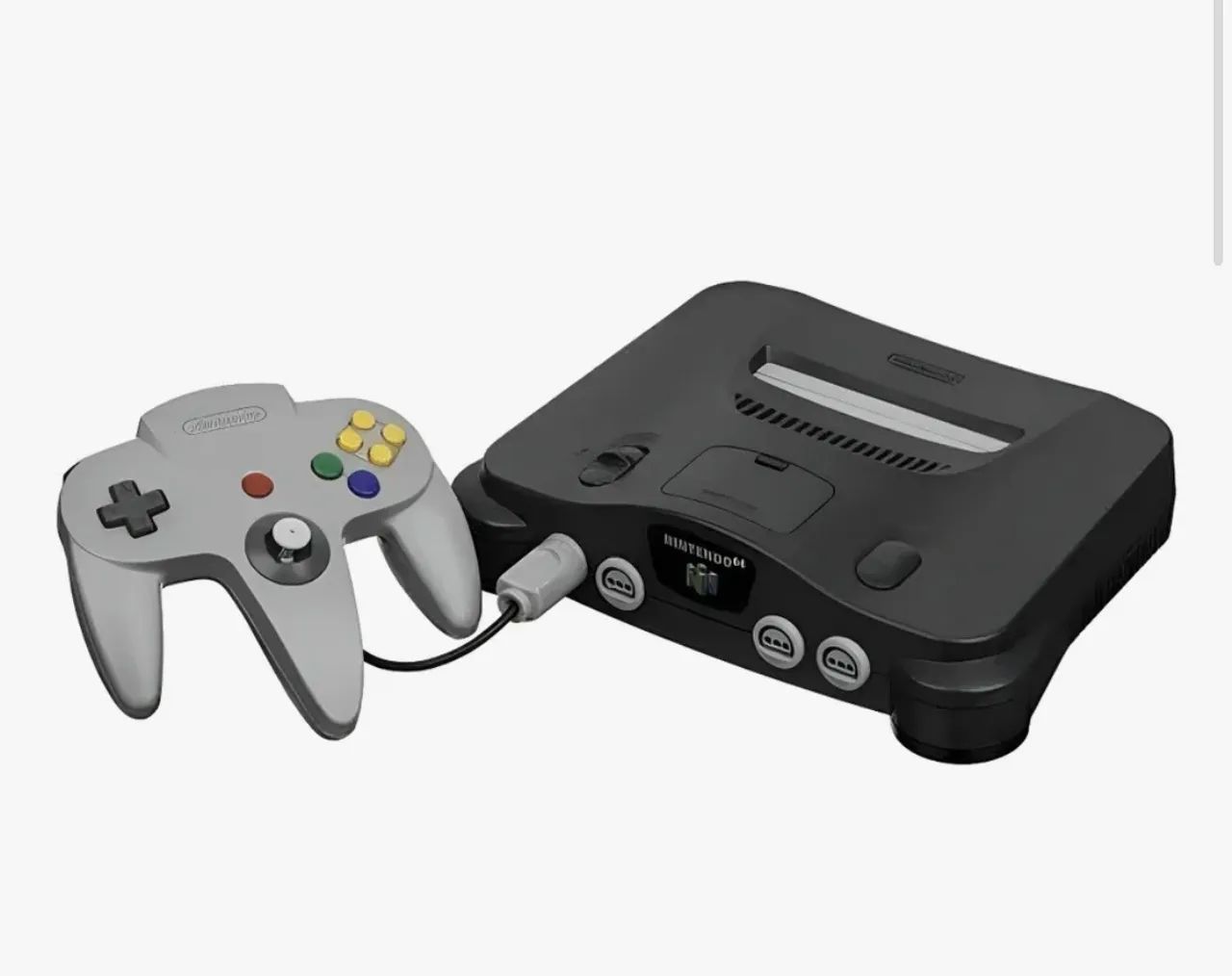 Nintendo 64 com 2 controles