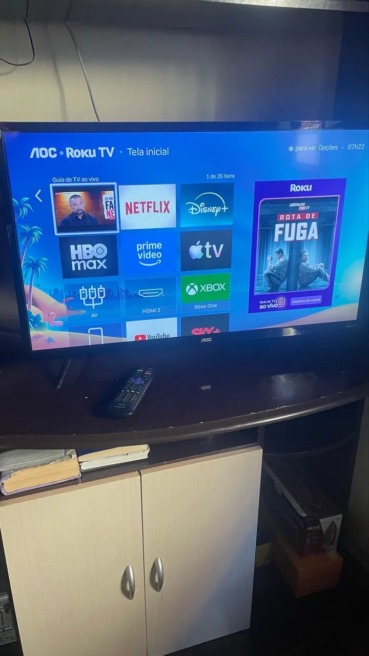 TV smart 32 polegada AOC  - Foto 2