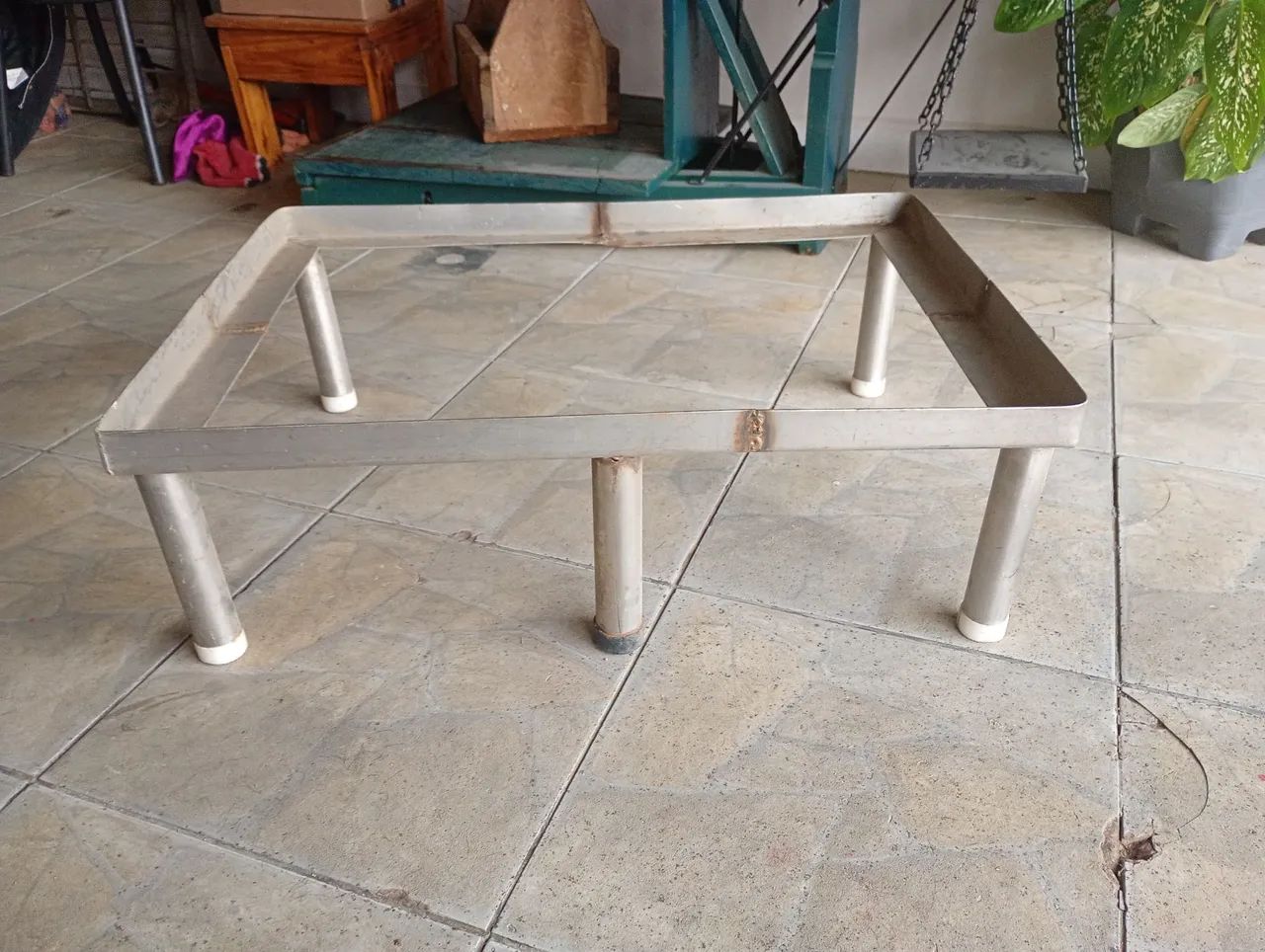 Cavalete aço inox 72 x 52 e 24 de altura - Foto 3