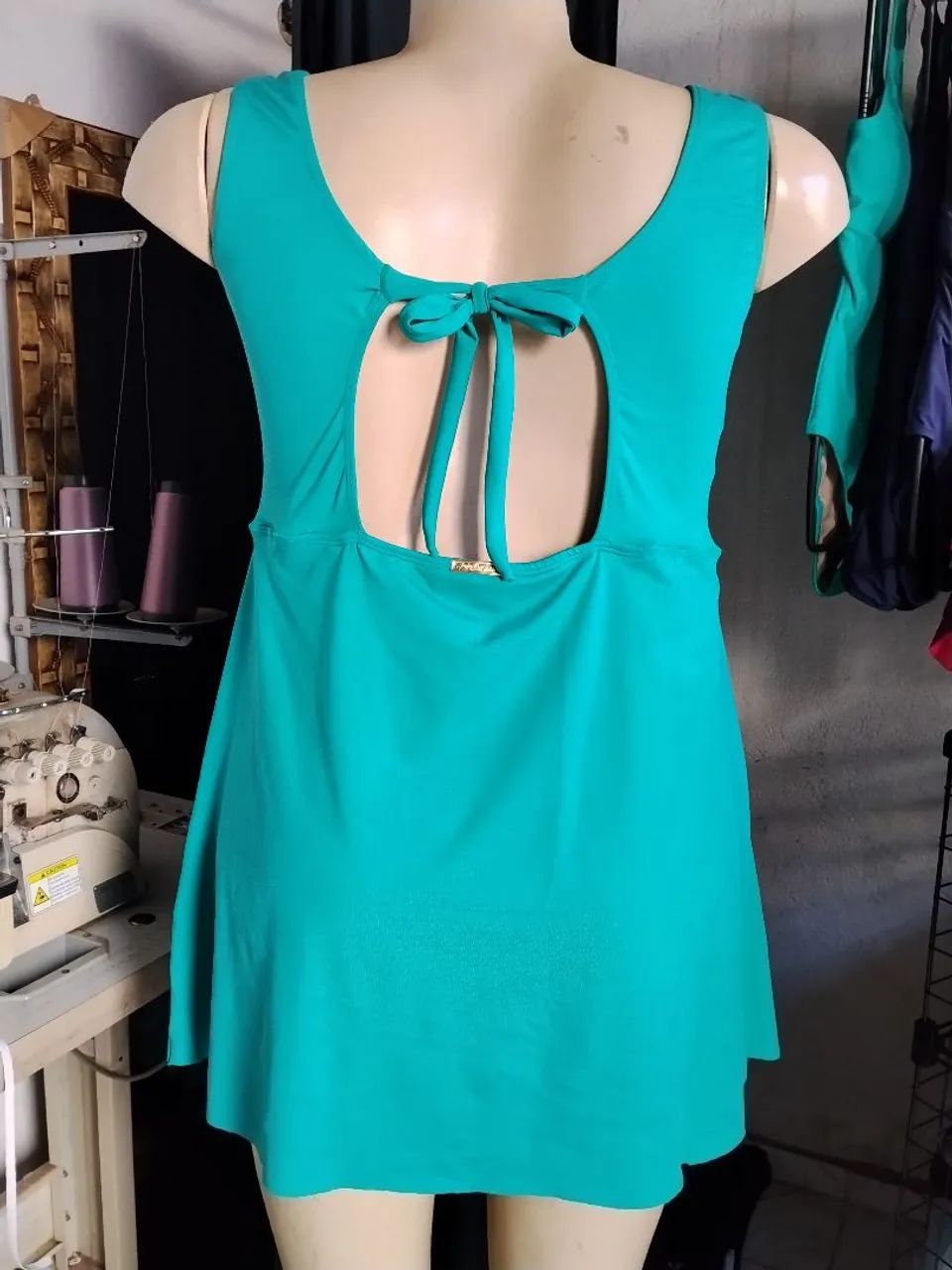 Maiô vestidinho moda praia  - Foto 4
