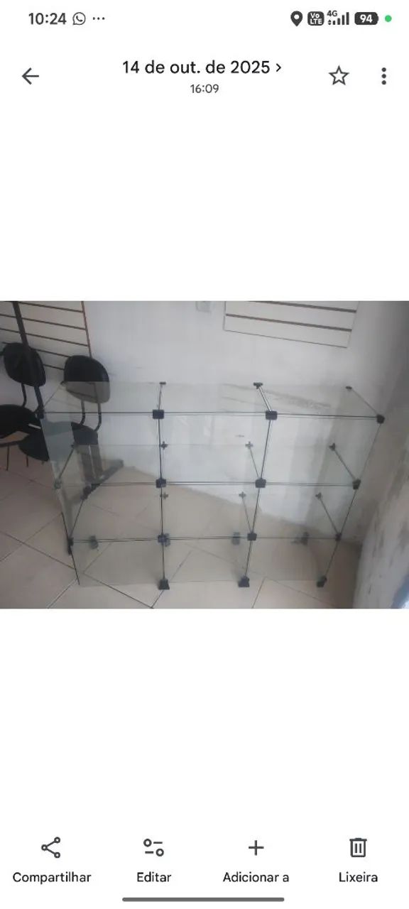 Balcão de vidro  - Foto 2