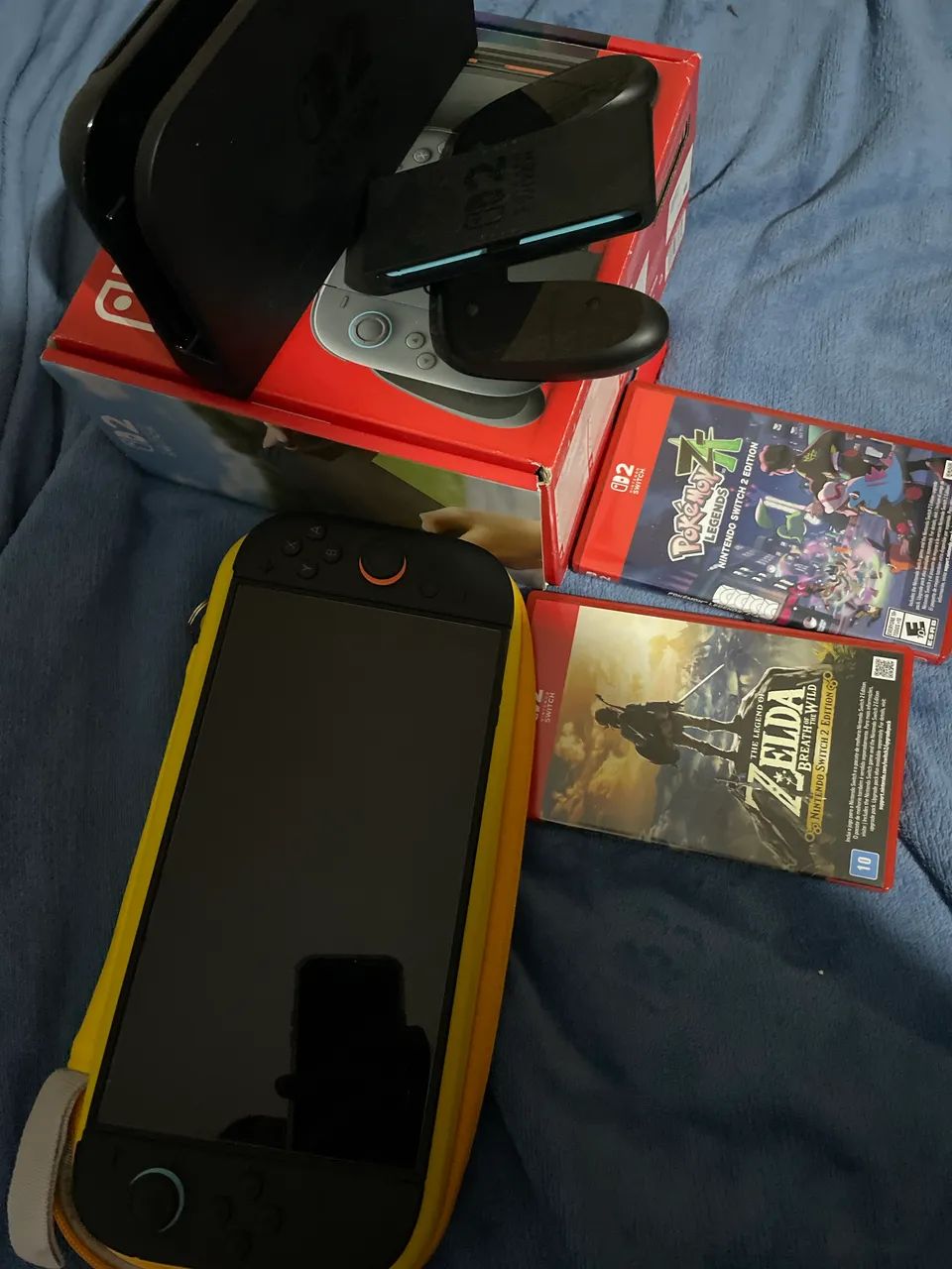 Switch 2 com película + 2 Jogos + Case  - Foto 3