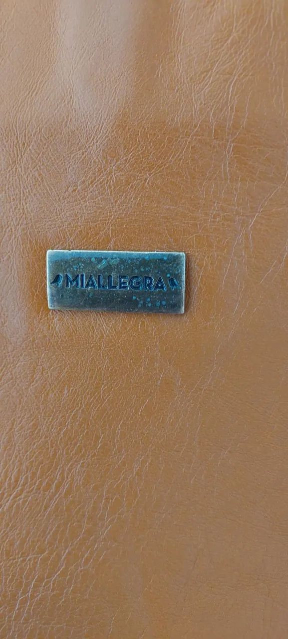 Bolsa couro tiracolo Miallegra nova - Foto 5