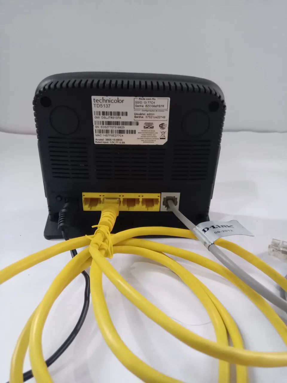 Modem Roteador em perfeito estado .acompanha todos os cabos  - Foto 5