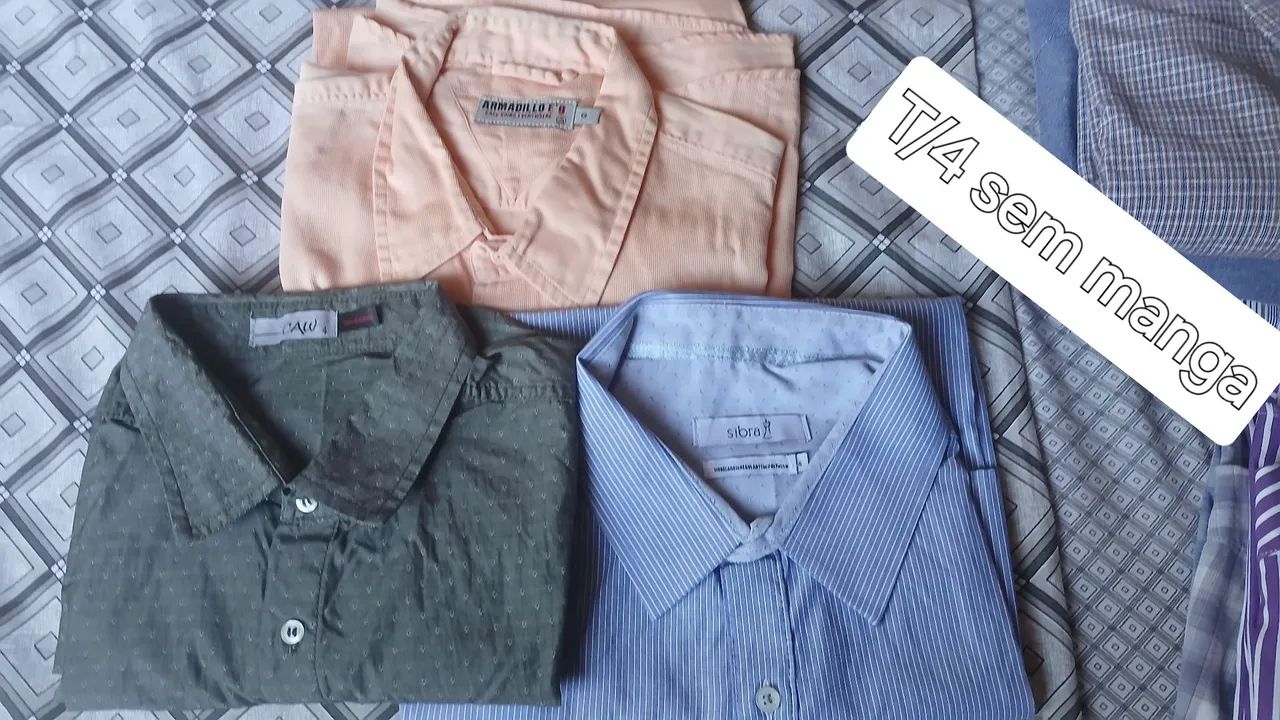 BLUSAS SOCIAL MASCULINA