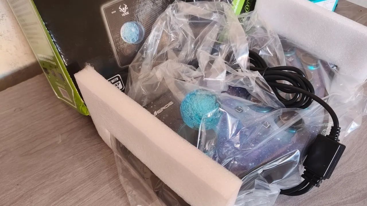 Promoção Controle Arcade Premium Verde (Zero na Caixa!) - Foto 2