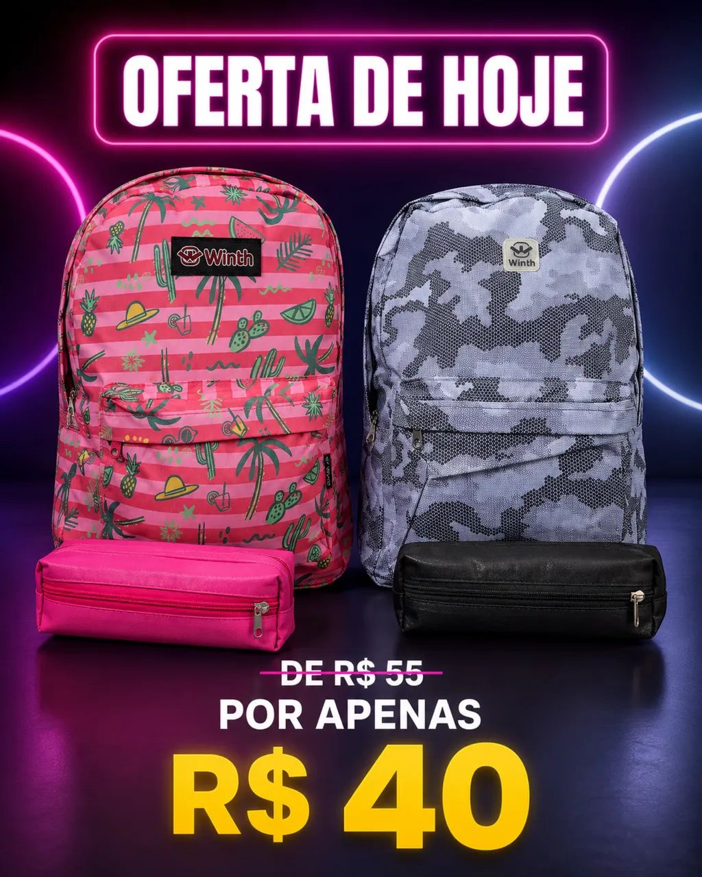 PROMOÇÃO - MOCHILAS Whith - Foto 2