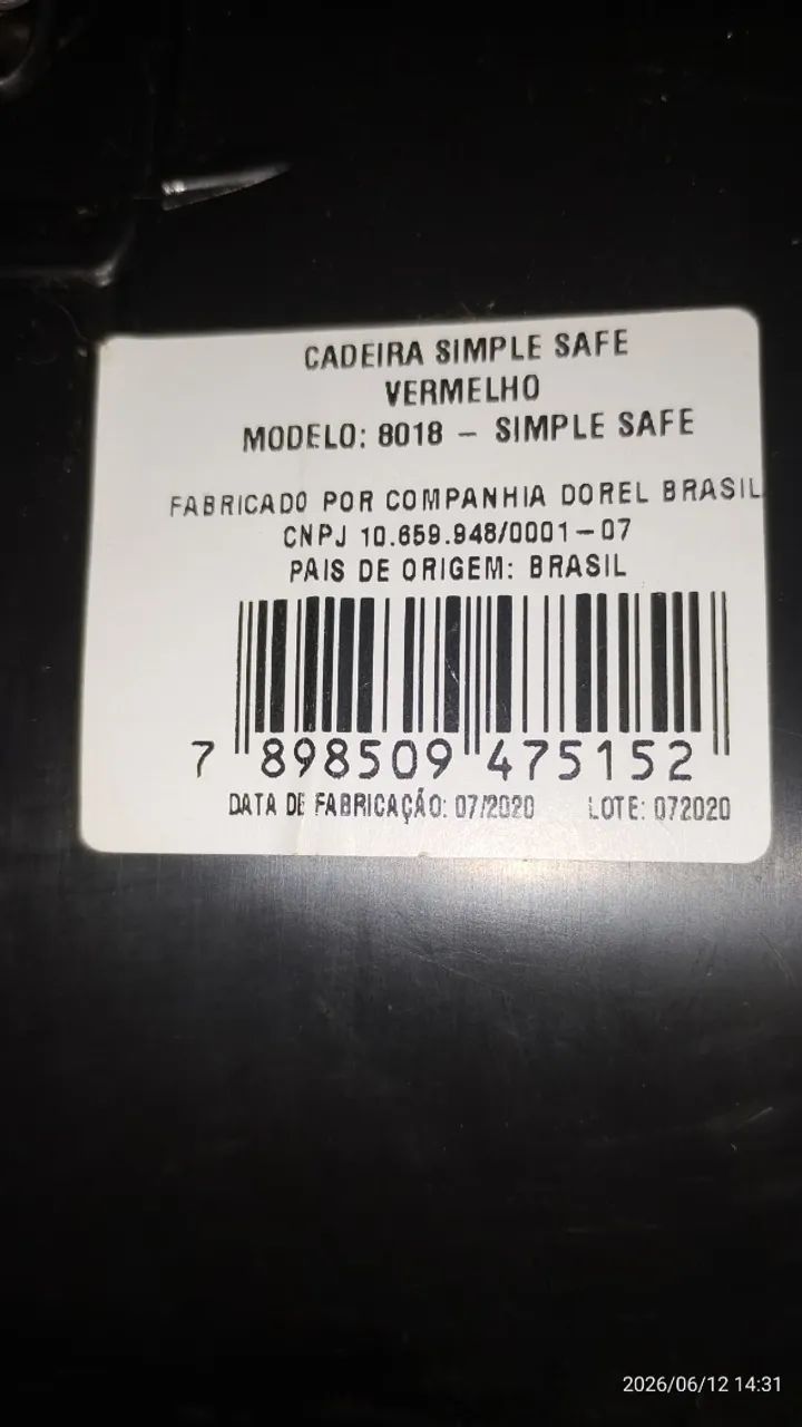 Cadeirinha Cosco - 0 a 25 kg - Foto 4