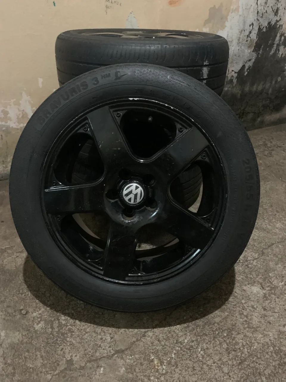 Rodas com pneus do golf fresh  - Foto 2