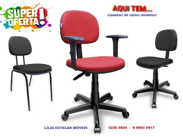 Temos!!! Cadeiras e mesas de muitos modelos!