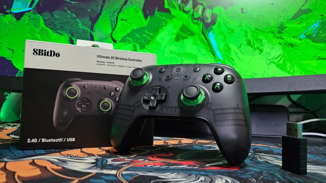 Controle 8bitdo ultimate 2C NOVO (Hall effect)