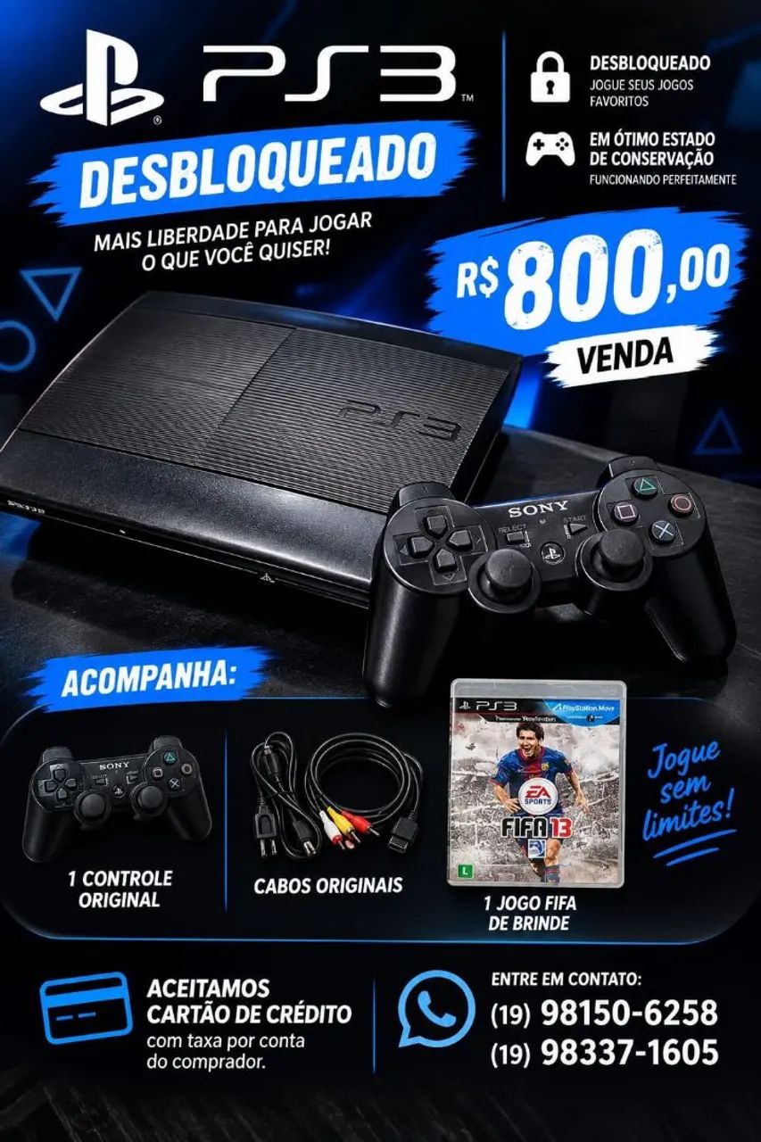Ps3 DESBLOQUEADO - Foto 2