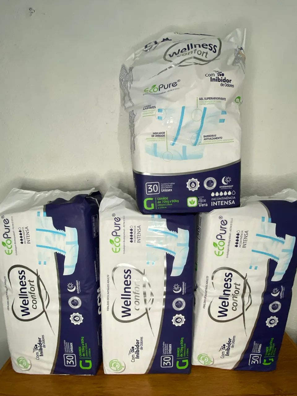 LOTE FRALDAS Geriátricas TAM G  - Foto 3