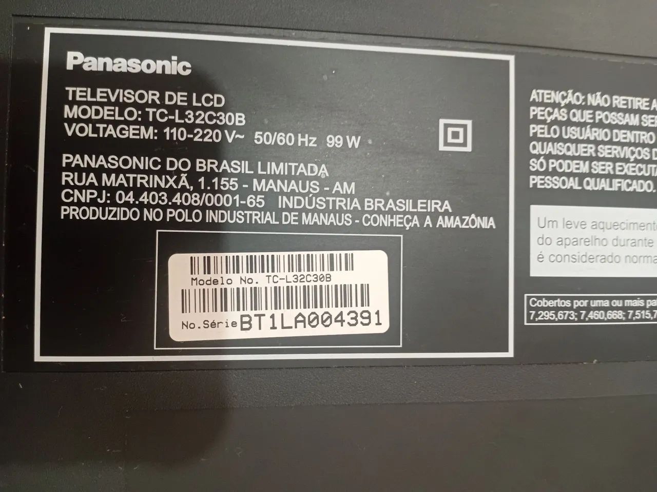 Tv 32 Panasonic PC  não e smart tv - Foto 3