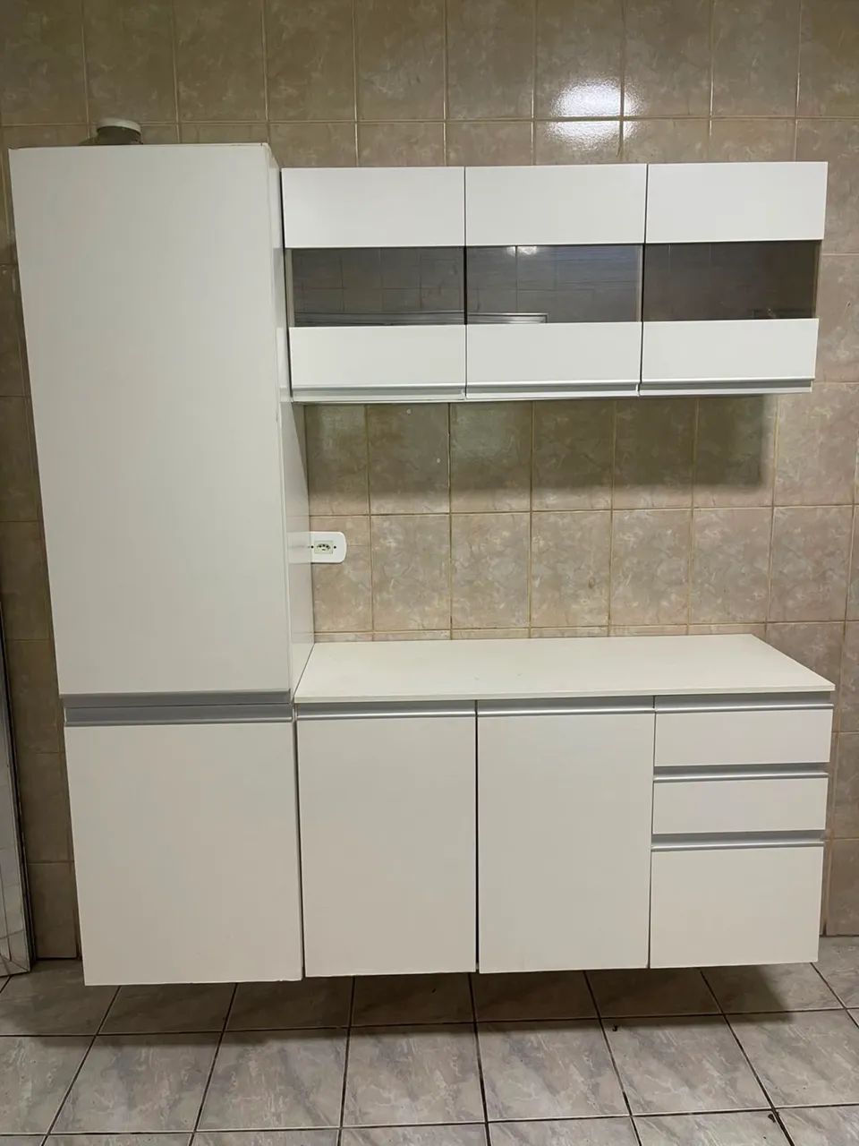 Armário cozinha branco IMPECÁVEL  - Foto 5