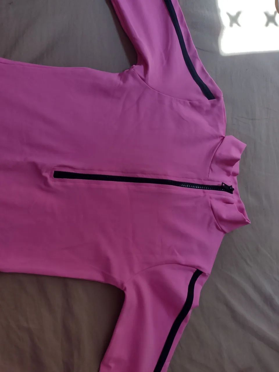 Vestido rosa gola alta colado - Foto 2