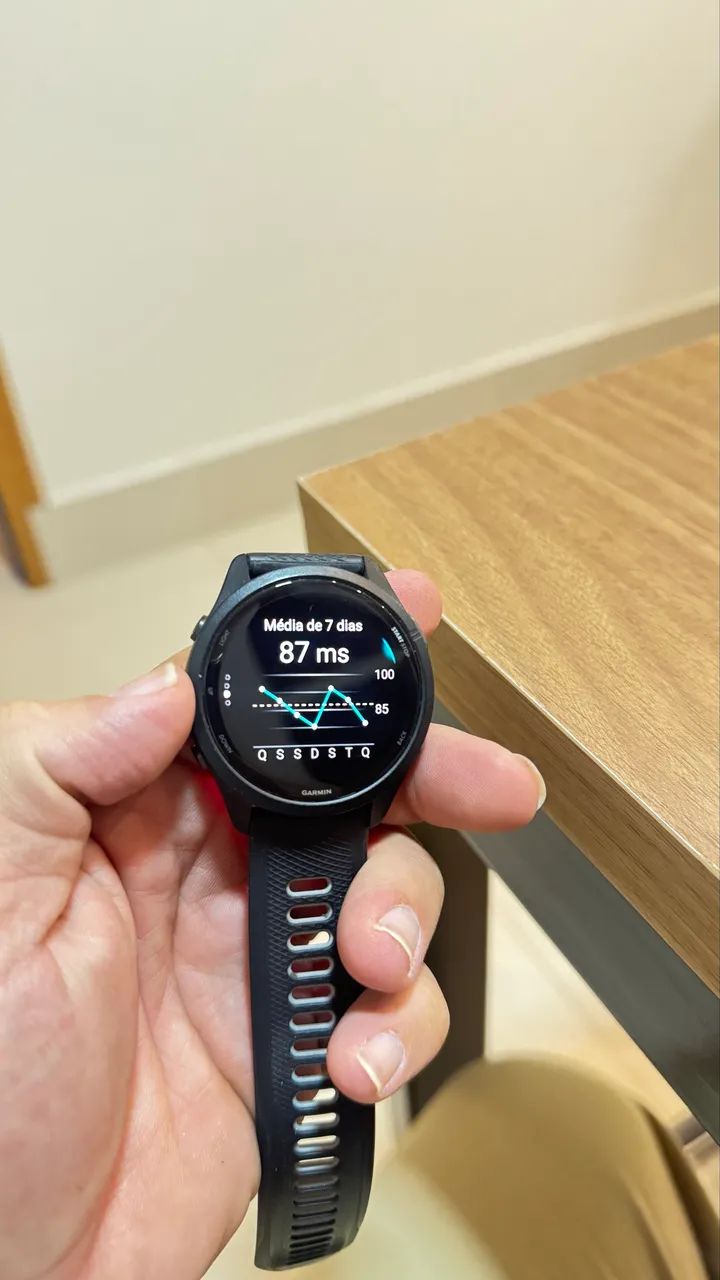  GARMIN FORERUNNER 265 - 42mm - Preto - Foto 4