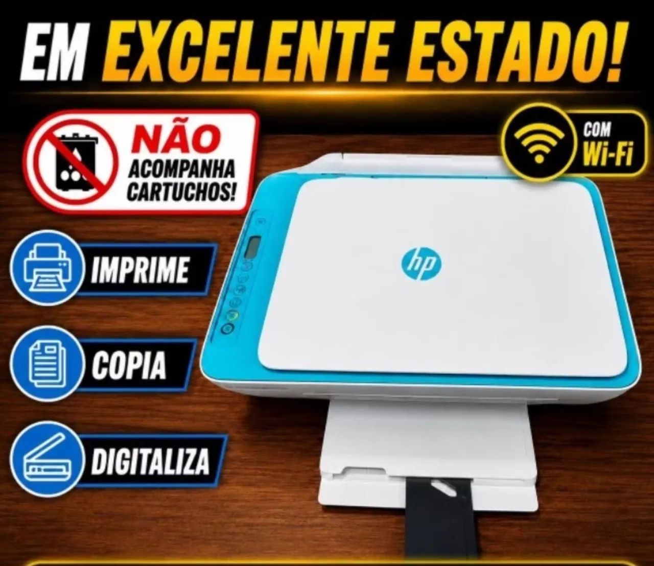 IMPRESSORA HP DESKJET 2676 WIFI - Foto 4