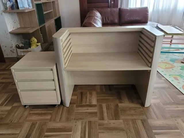Trocador com gaveteiro e mesinha infantil - Foto 2