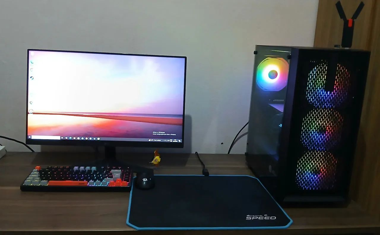 PC GAMER COMPLETO | Ryzen 5 5600GT | 32GB DDR4 | 1TB SSD NVME | RX 7600 GAMING OC 8GB