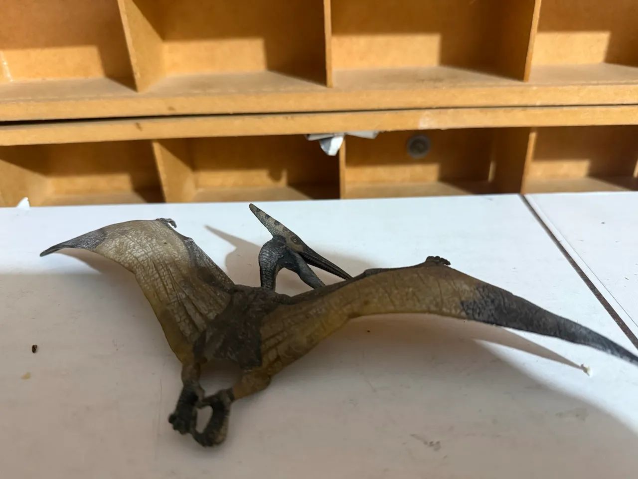 Action Figure educacional pterssauro pterodáctilo dino 23cm - Foto 3