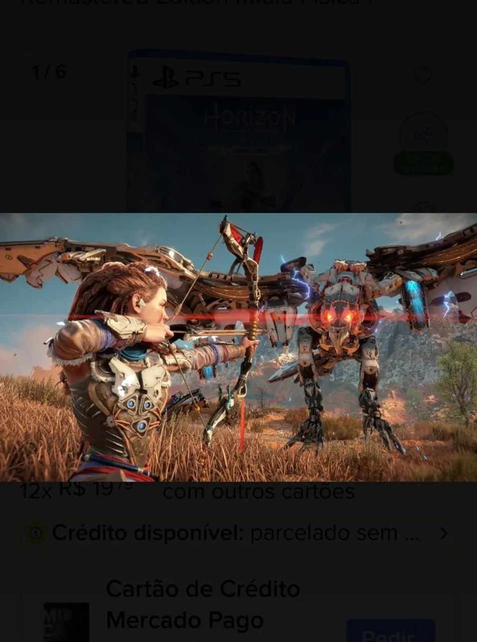 Horizon Zero Dawn Remaster - ps5 lacrado!!  - Foto 2