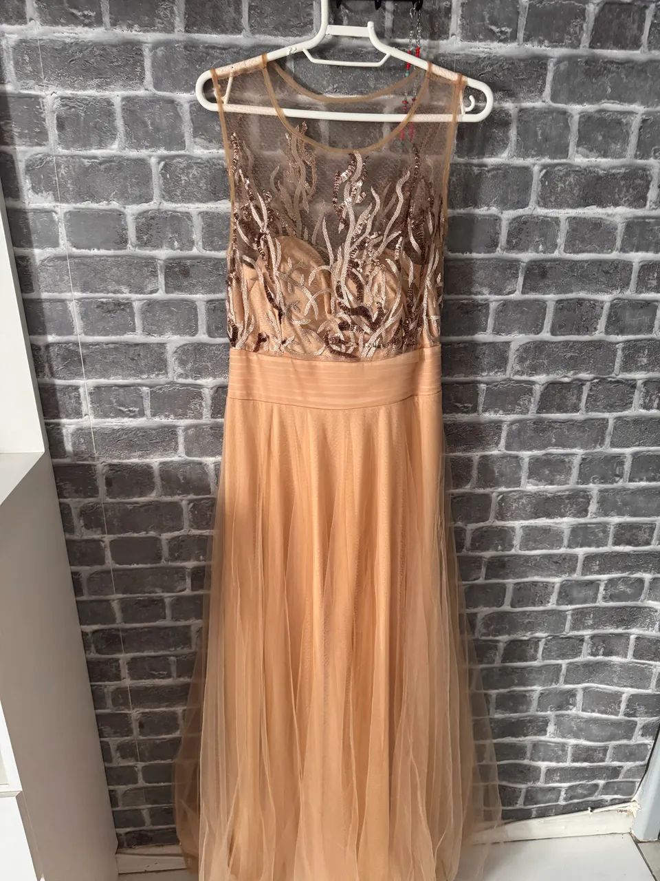 Vestido de festa de tule
