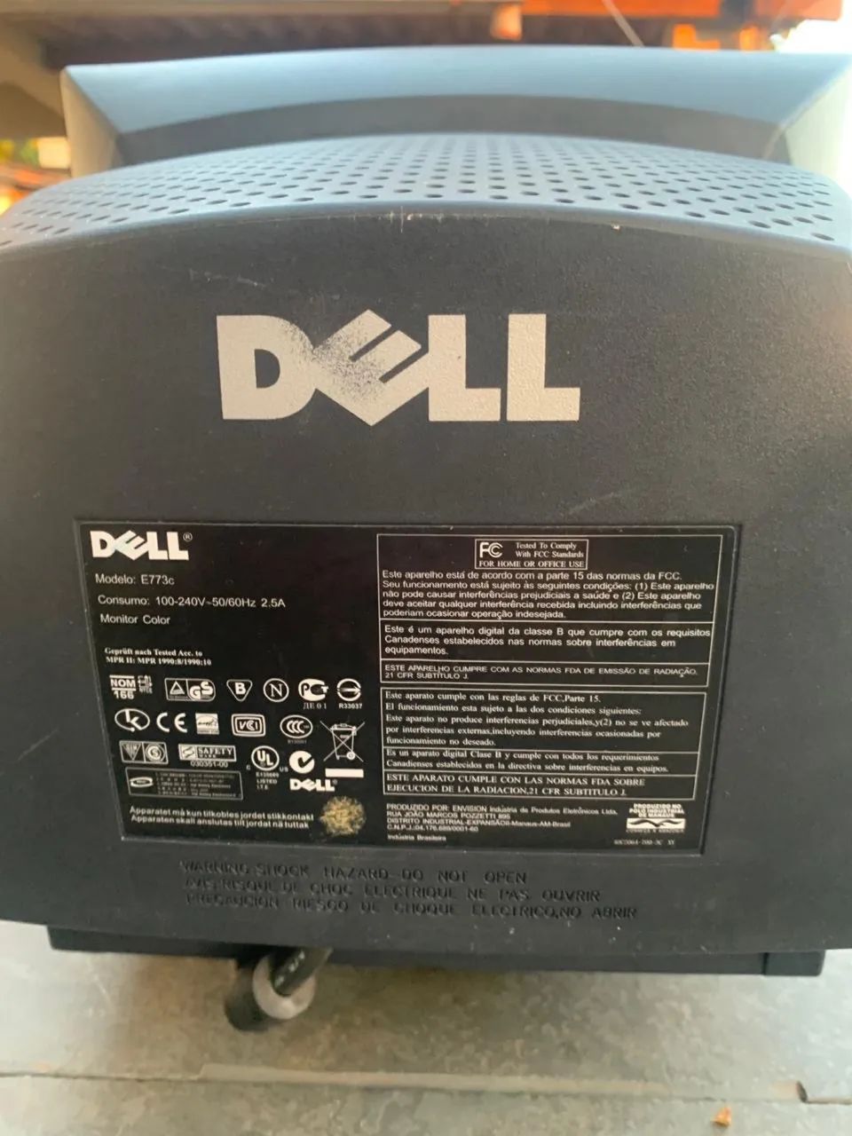 Monitor CRT DELL E773c ,17 polegadas Funcionando  - Foto 5