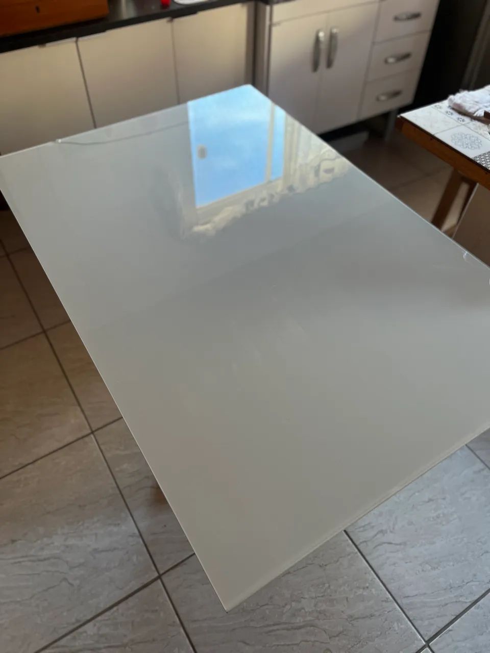 Mesa de Jantar VIDRO 1,20m x 0,80m C/ AVARIA - Foto 5
