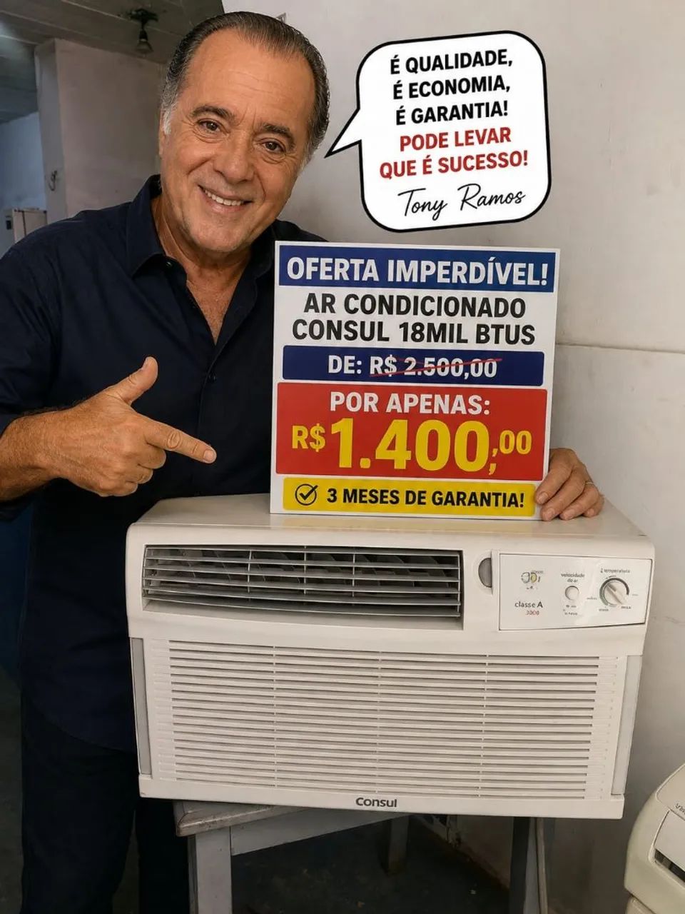 Ar condicionado 18.000 btis