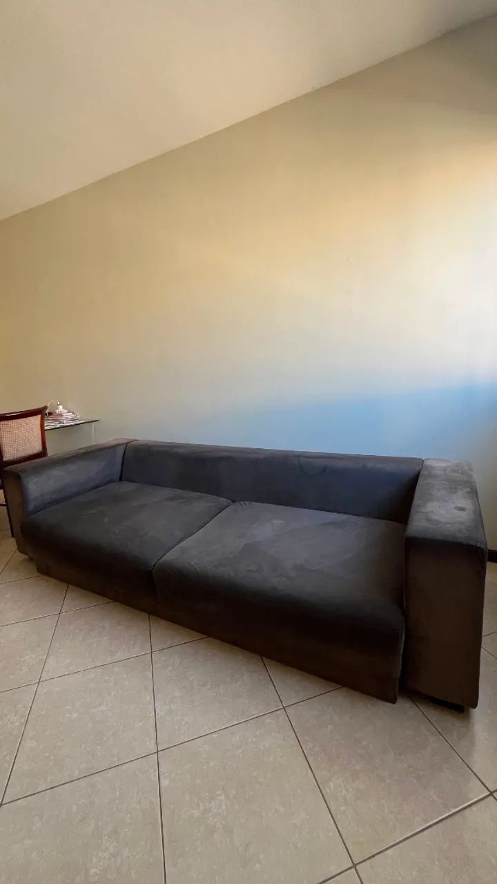 Sofá grande e confortável (Serve até como cama)! - Foto 4