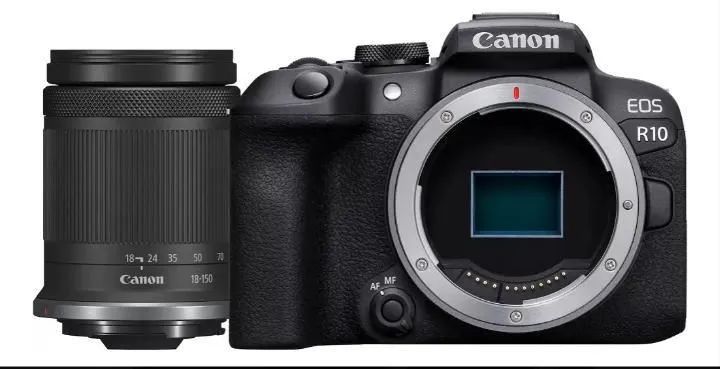Canon EOS R10 + RF-S 18-150mm 5331C017 sem espelho cor preto